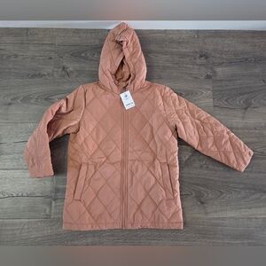 Amazon Essentials Kids Unisex Long Quilted Jacket - Size S 6/7 NWT